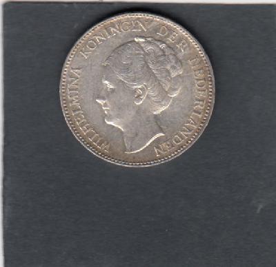 Beschrijving: 1 Gulden WILHELMINA